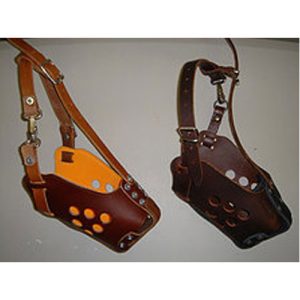 K9 G, 3 Strap Leather Muzzle